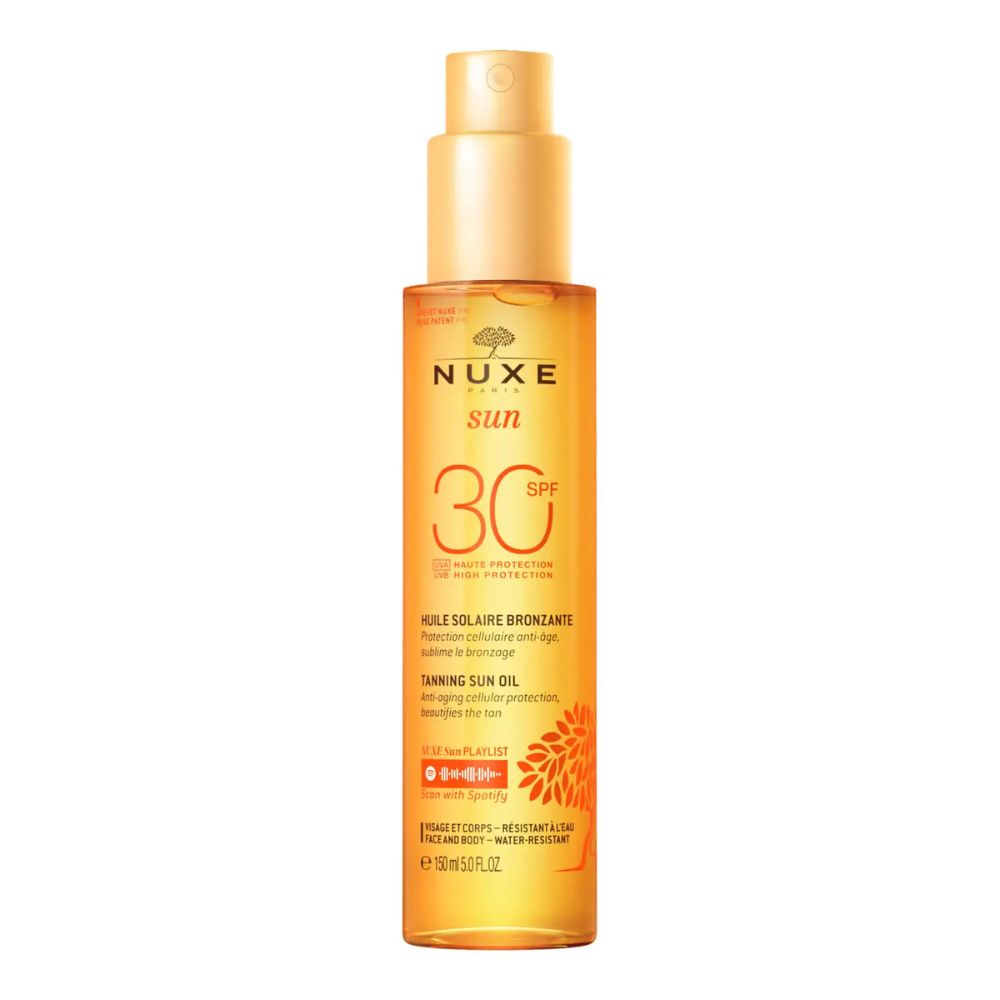 Nuxe Sun Tanning Oil SPF30 Face & Body 150ml
