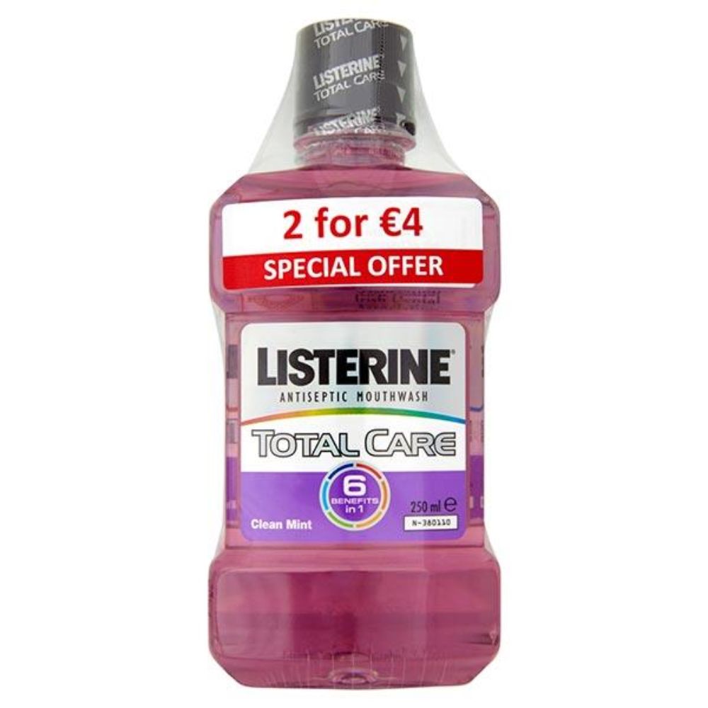 Listerine Total Care Clean Mint Mouthwash Duo 2 x