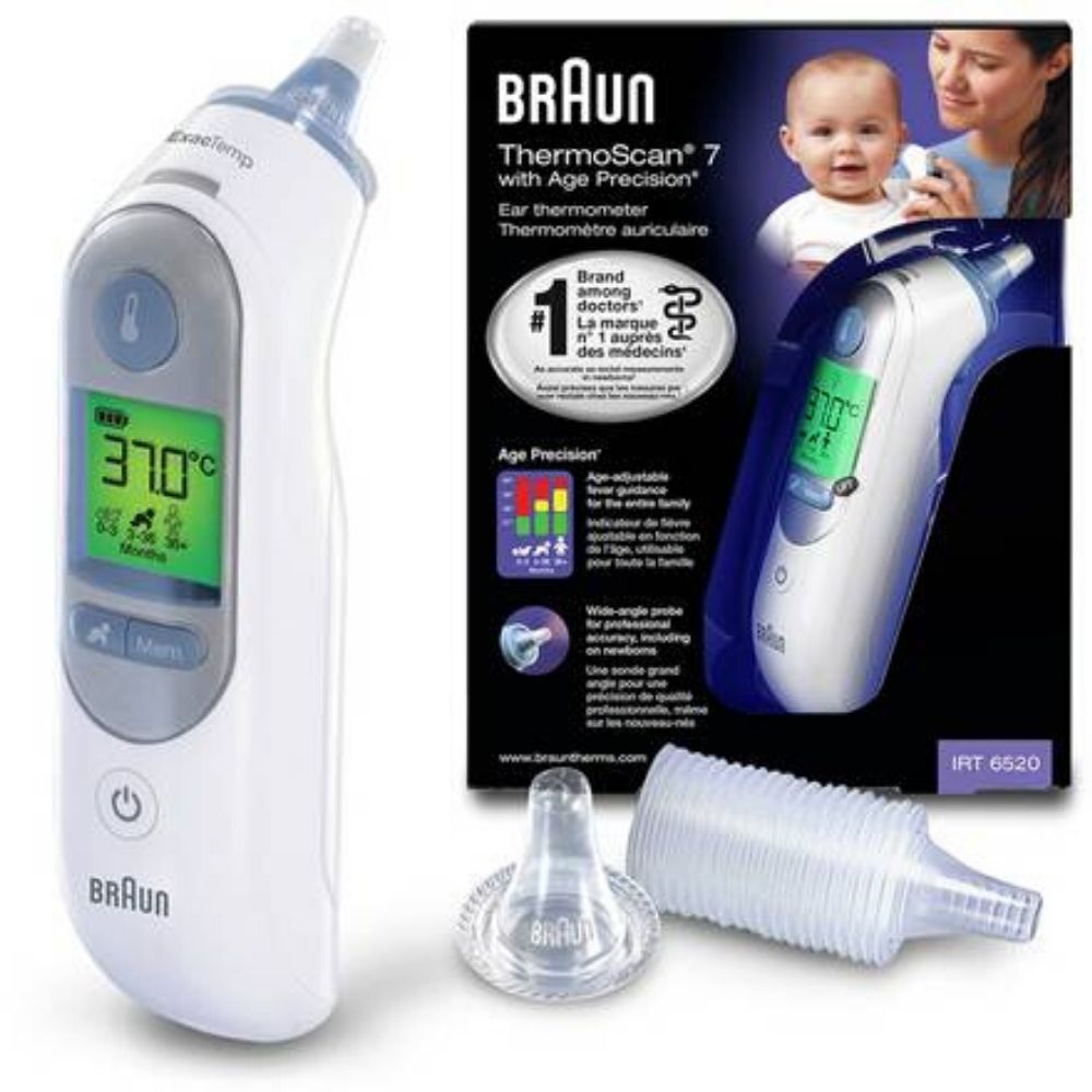 braun thermoscan 7series thermometer ear