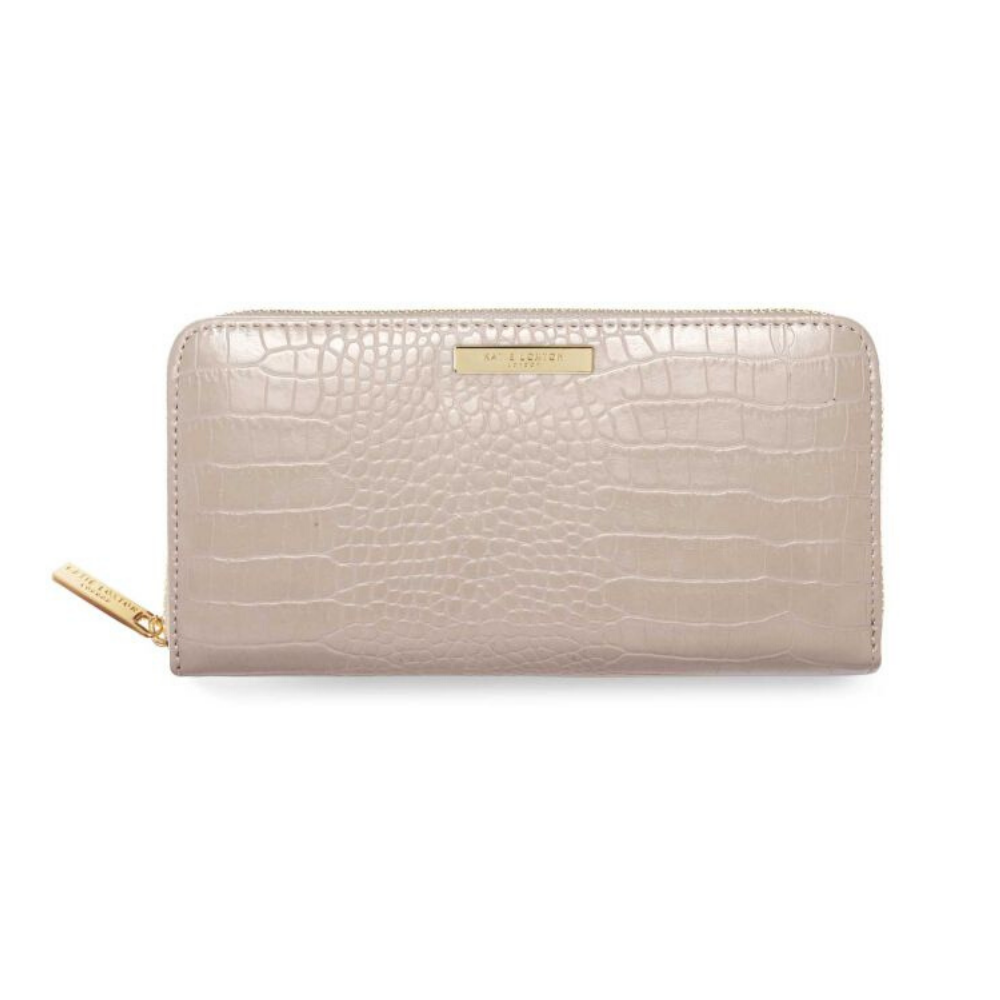 Katie Loxton Celine Croc Cardholder Oyster - 7.7x10.7x1.3cm