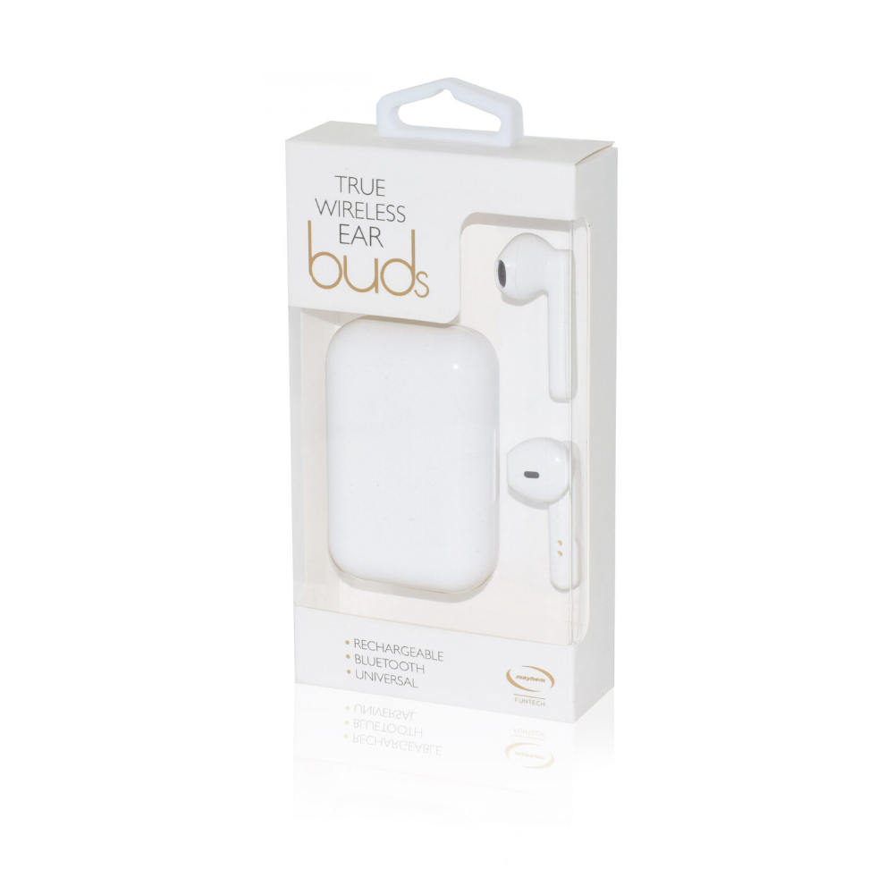 True Wireless Ear Buds White Mulligans Pharmacy