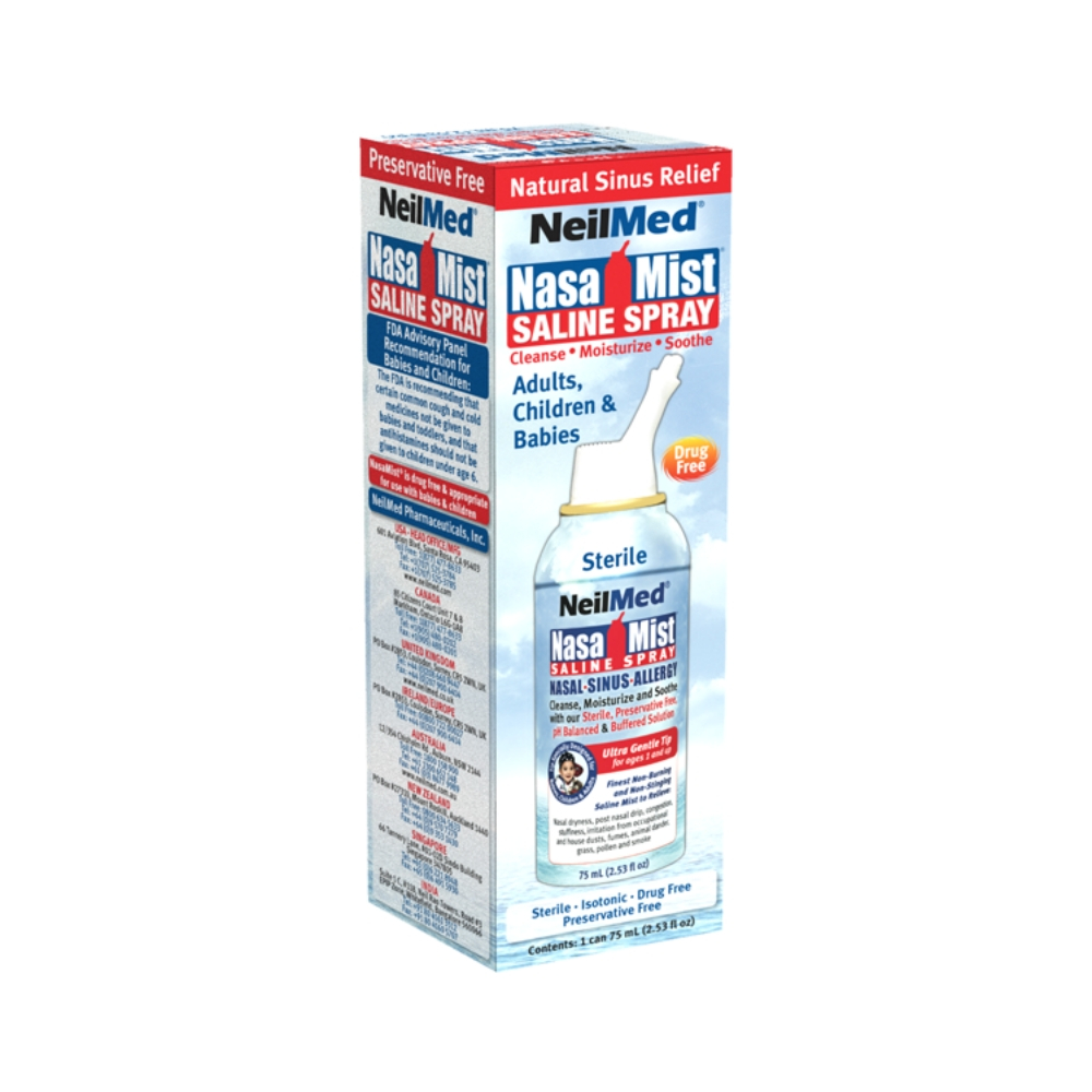 how to use neilmed nasal mist saline spray