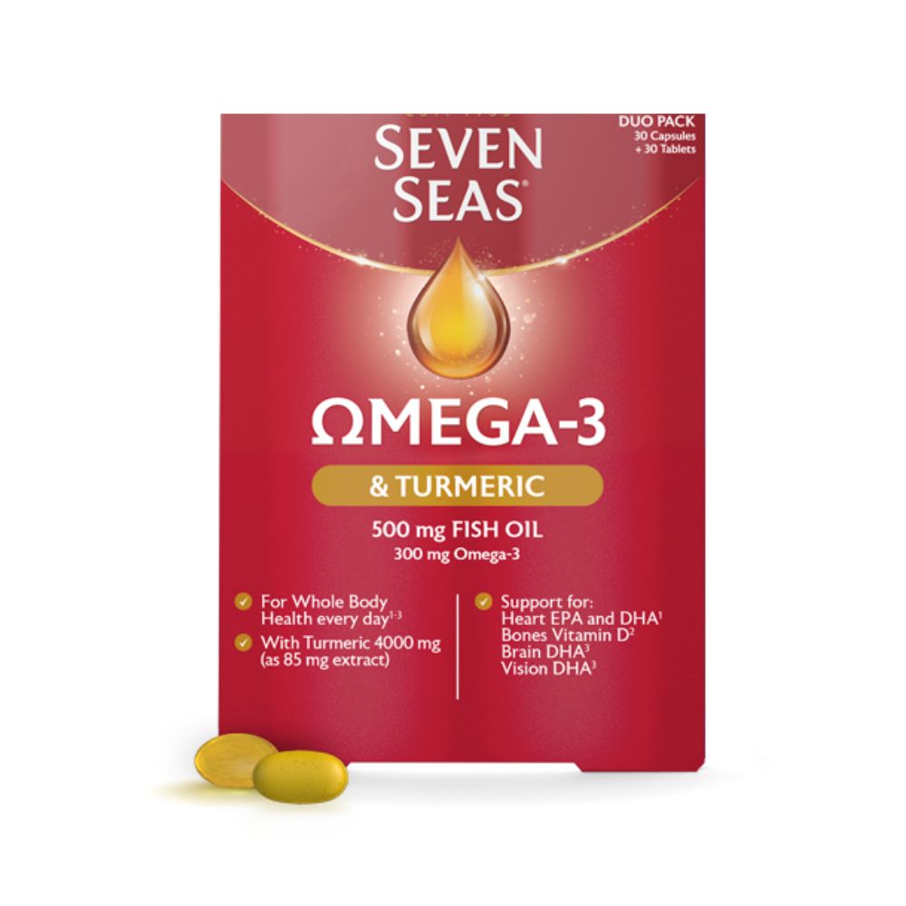 Seven Seas Omega 3 Turmeric 30 Day Pack